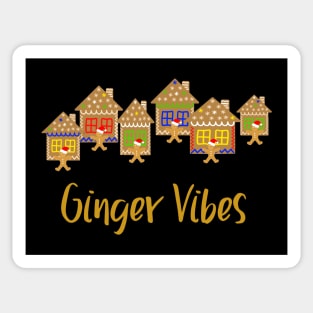 GINGER Vibes Christmas Gingerbread Cookie Sticker